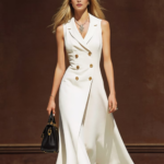 Claire Button Midi Dress