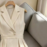 Claire Button Midi Dress - Image 2