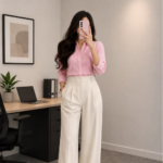 The Evelyn High-Waist Trousers