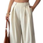 The Celeste Pleated Wide-Leg Pants - Image 2