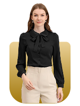 Bow tie neck top (1)