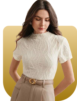 Round neck tops